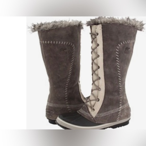 Sorel Cate The Great Boot in Stone 9 - Picture 1 of 14